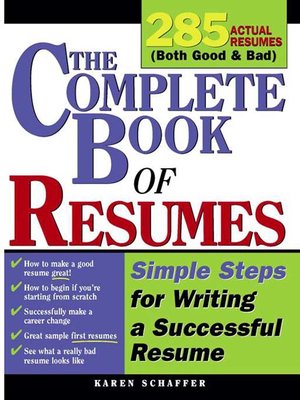cover image of The Complete Book of Resumes